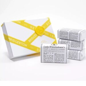 NWOT BRIDGERTON Beekmann 1802 Set of 4 High Society Goat Soaps